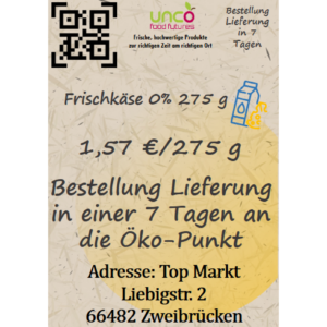 Frischkäse 0% 275 g